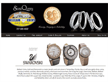 Tablet Screenshot of belleaircoins.com